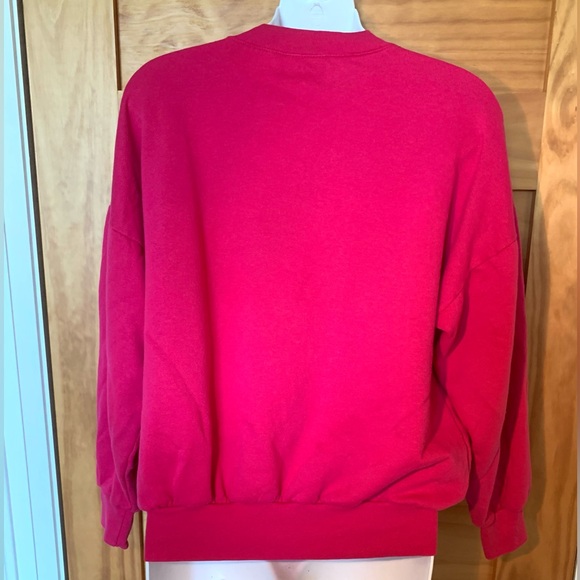 Vintage NEVADA Jeanswear Crewneck Sweater | Size L | 1990s | Pink Sweater | USA - Picture 3 of 4
